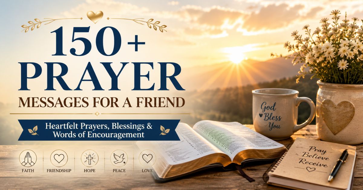 Short Prayer Messages for a Friend