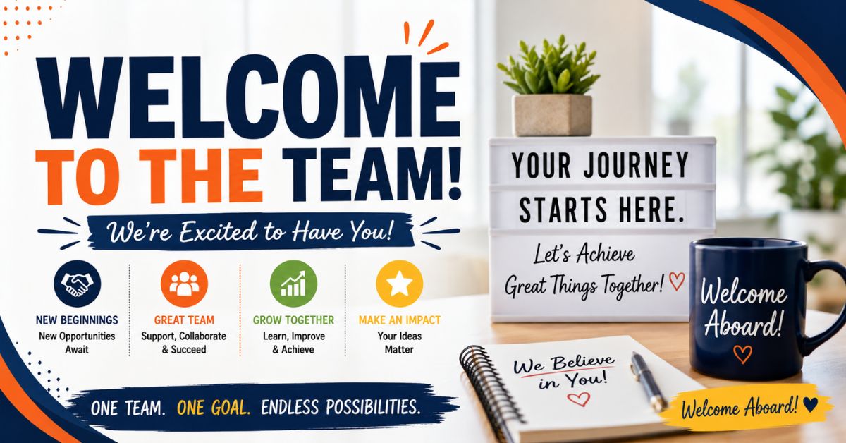Welcome Messages to New Employee