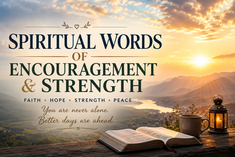 100+ Spiritual Words of Encouragement and Strength for Hard Times