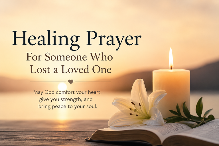 Healing Prayer for Someone Who Lost a Loved One