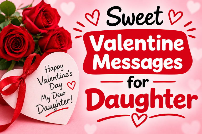 Sweet Valentine Messages for Daughter