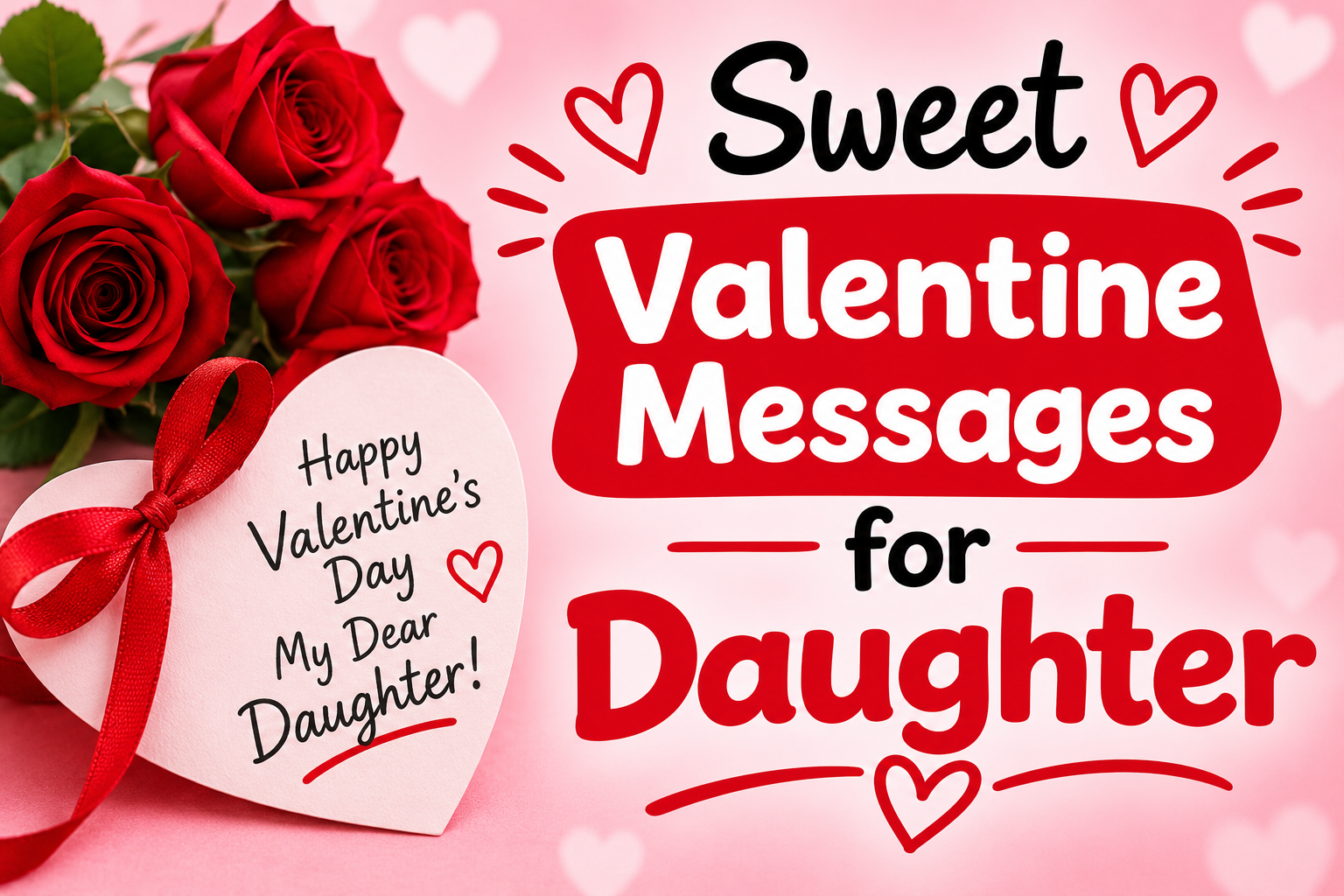 Sweet Valentine Messages for Daughter