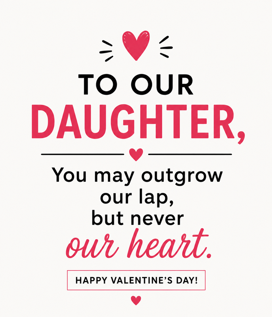 Short Valentine Messages from Dad