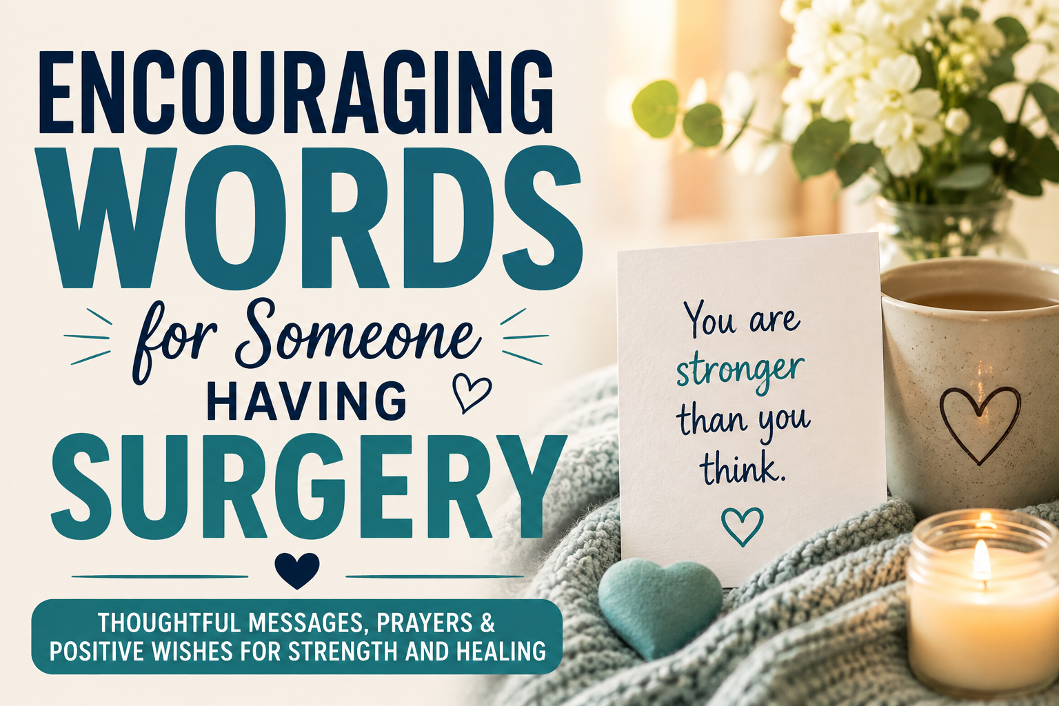 Encouraging Words for Someone Having Surgery