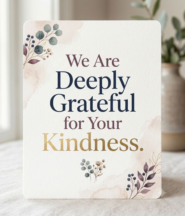 Thank You Messages for Family Members Who Gave Money