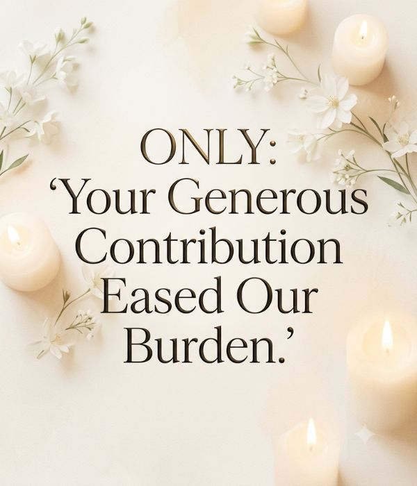 Thank You Messages for a Group Financial Contribution
