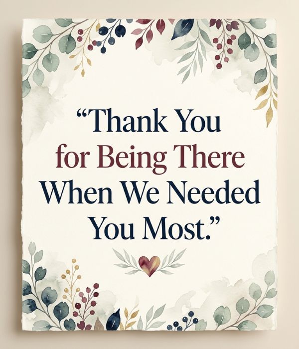 Religious Funeral Thank You Messages for Money