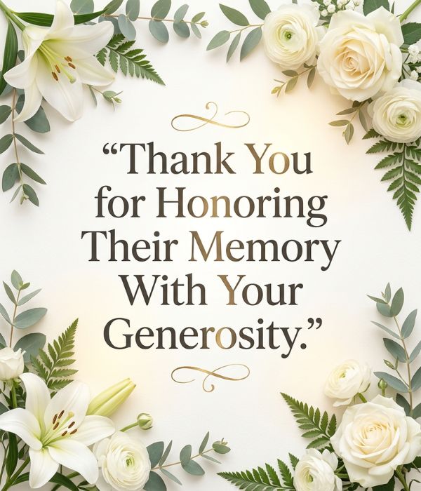 Thank You Messages for Money and Prayers