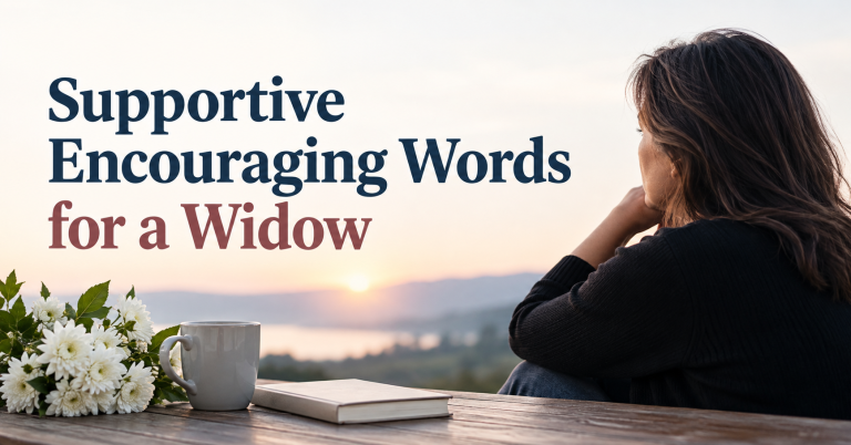 Encouraging Words for a Widow