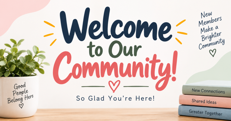 Welcome Messages for New Members