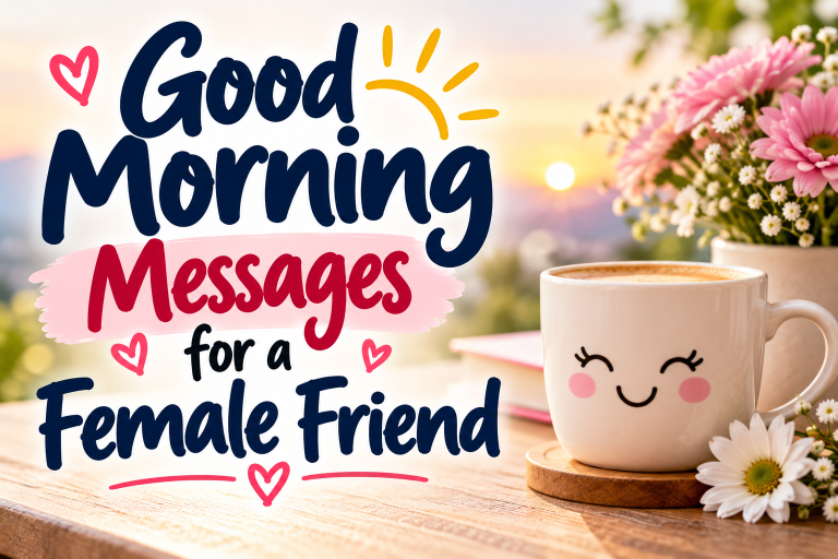 Good Morning Messages for a Female Friend
