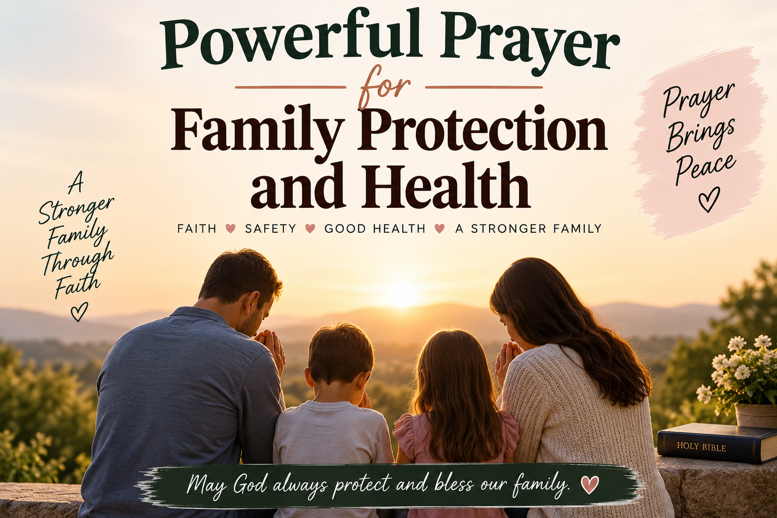 Powerful Prayer for Family Protection