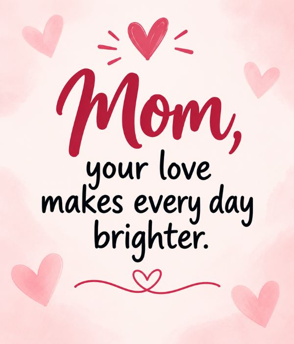 Valentine Messages From Son to Mom