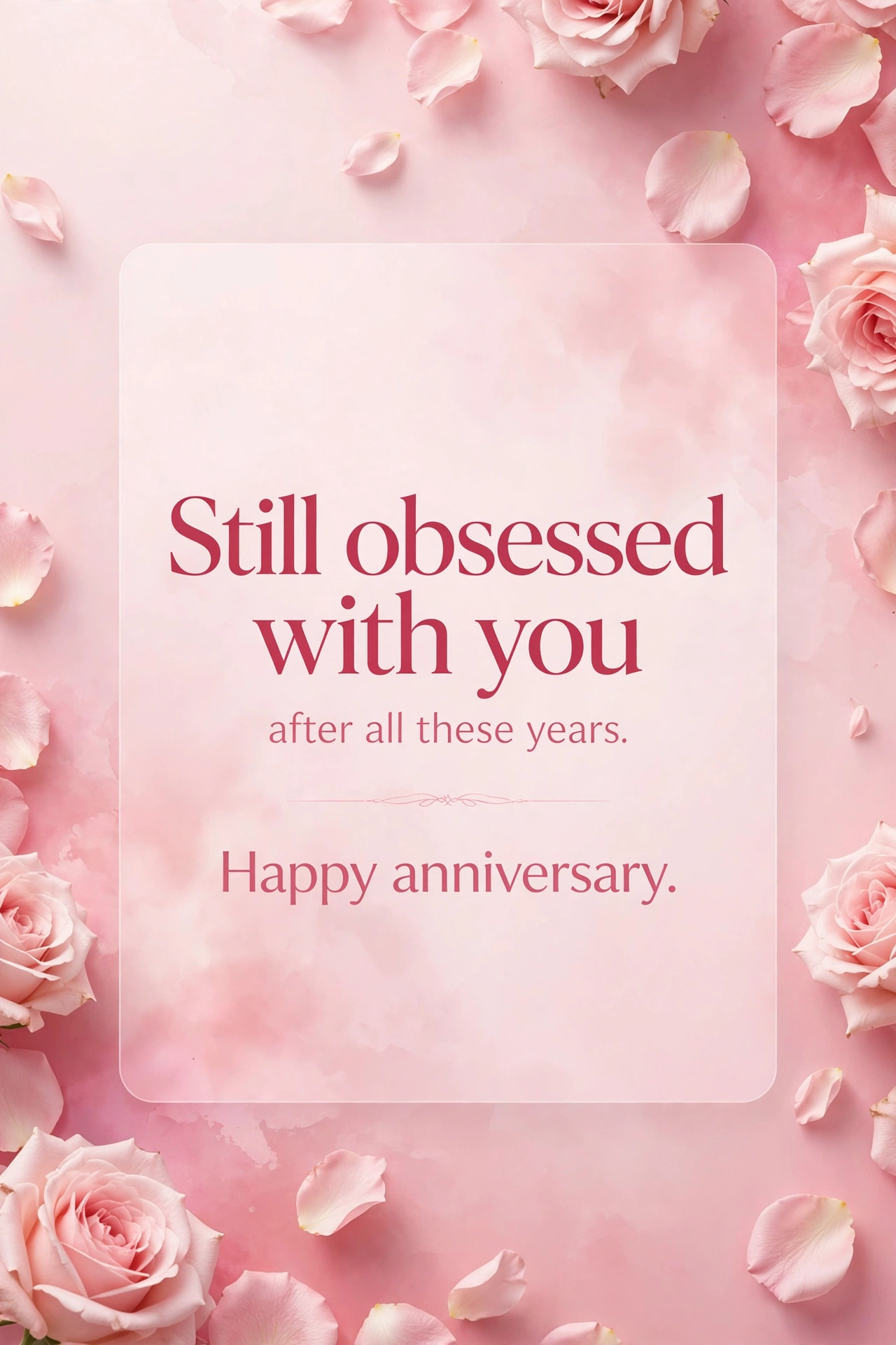 380+ Anniversary Wishes for Wife: Romantic, Funny & Heartfelt 6 Anniversary captions for wife quote card with modern stylish design
