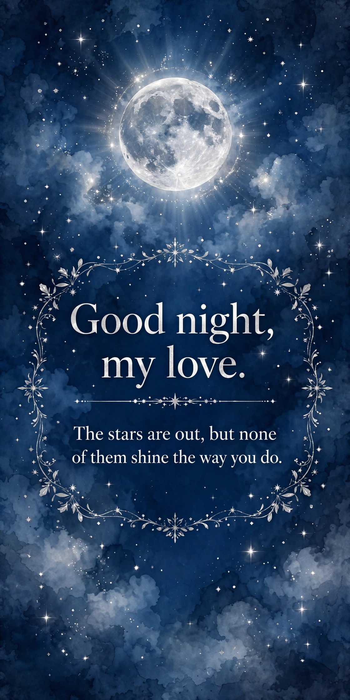 360+ Good Night Wishes for Him: Romantic Texts & Sweet Dreams Messages 2 romantic good night wishes for him with moonlight text