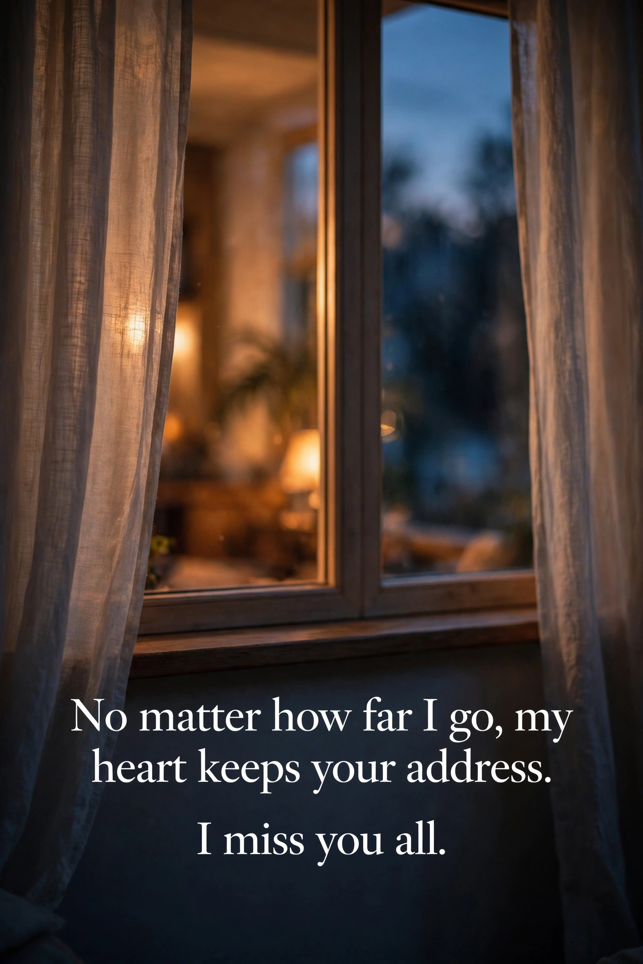 260+ Miss You Messages: Sweet Texts for Someone You Miss 4 Miss you messages for family quote card with heartfelt home tones